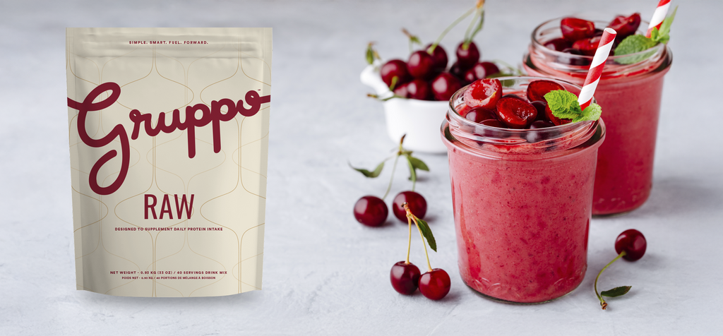 Almond Cherry Protein Smoothie